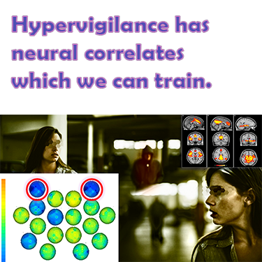 Hypervigilance has neural correlates which we can train with neurofeedback