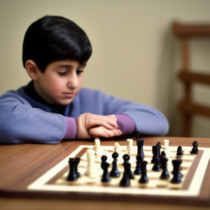 Farouk, 9, a strong chess player, had autistic traits, ADHD and sleep issues, which resolved within twenty-five sessions of neurofeedback training