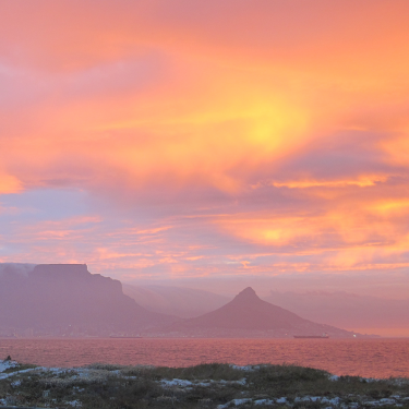 Cape Town South Africa Table Mountain and neurofeedback